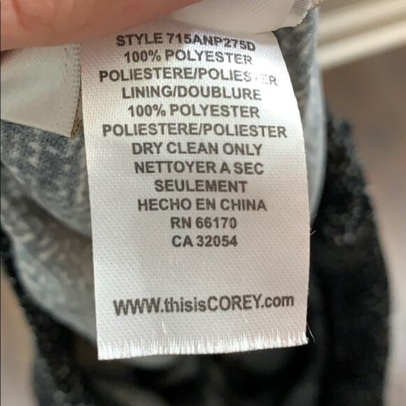 Anthropologie Corey Lynn Calter Black/White Ruffle Skorts - Picture 4 of 6